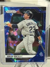 2025 Panini Prizm ADRIAN GONZALEZ Blue Ice Prizm! - San Diego Padres ⭐️