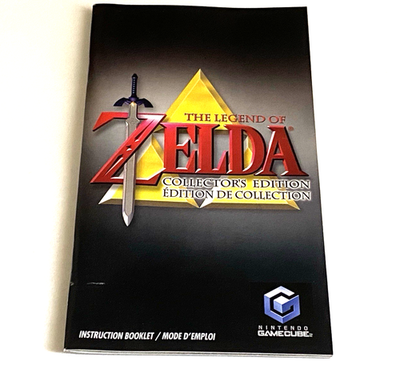 Zelda Collectors Edition Manual Only NO GAME Nintendo GameCube