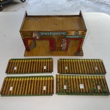 Vintage Marx Playset Tin Litho 1950s Pony Express Fort Superior