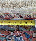 Hand-woven Ivory wool rug Floral Oriental wool carpet 9' 9.5" x 6' 1.5" — photo 7