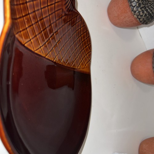 4 große Eichelkerzen (Asche) + Vintage Eichelteller (Better Homes & Gardens) - Bild 12 von 12