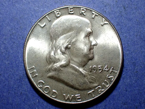 1954 Franklin Half Dollar  Ch. BU