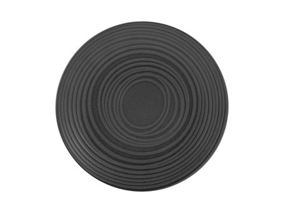 Speiseteller LAVA STONE DH 27x3.20 cm schwarz