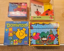 Mr Men Vintage Joblot Books, Plushes & Dominoes