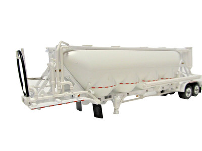 DCP FIRST GEAR 1/64 SCALE WHITE TANDEM AXLE J & L PNEUMATIC VAC TANKER
