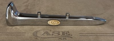 Case XX Railroad Spike Knife Stand W/Wood Case Shield & Magnets