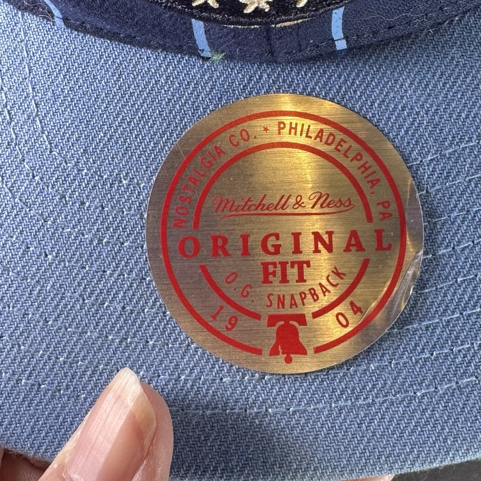 Mitchell & Ness Philadelphia Union Baseball Hat SnapBack Adjustable Embroidered - Image 4 of 4