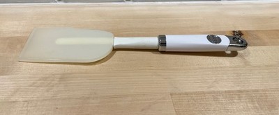 KitchenAid 12.5'' Long Head Mixer Jar Scraper Spatula  Silicone Heat Resistant