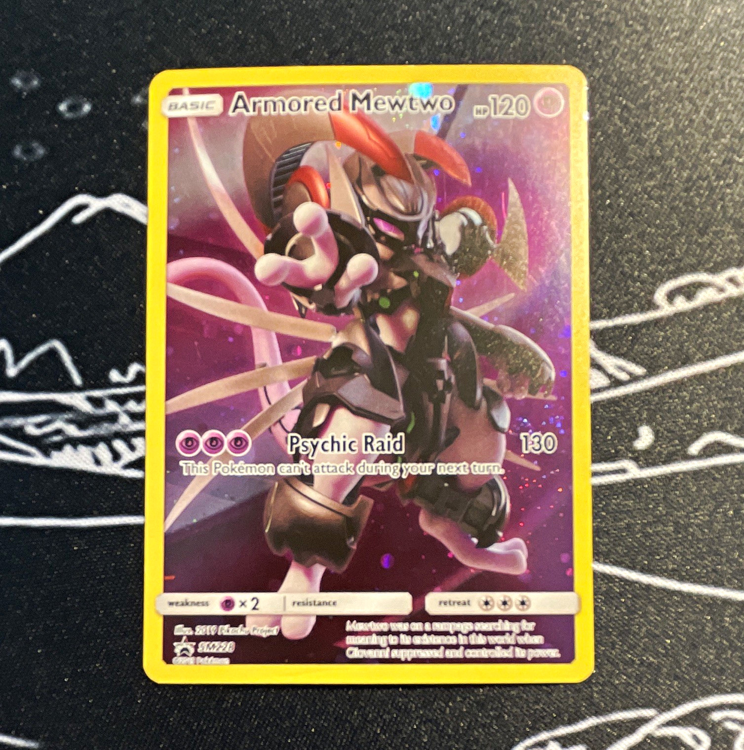 Armored Mewtwo SM228 SM Promo Holo English Psychic Raid 130 Pokémon TCG