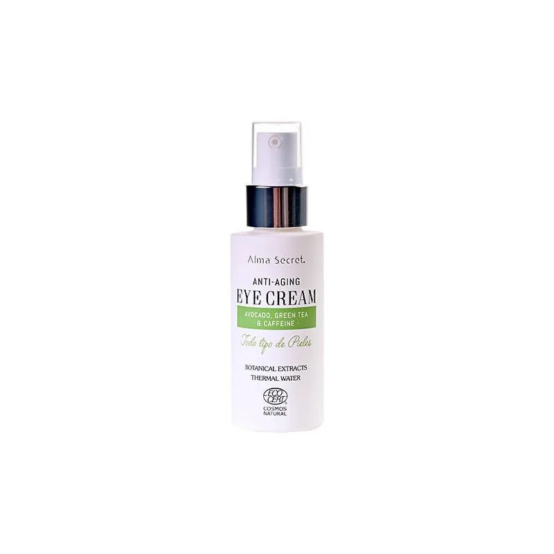 Alma Secret Eye Cream Antiedad Con Aguacate, Te Verde Y Cafeina Botanica