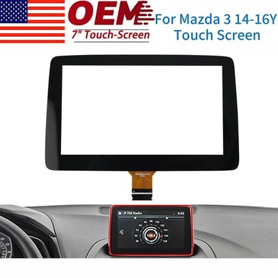 7'' Touch Screen Glass Digitizer For Mazda 3 2014-2016 Radio Information Display