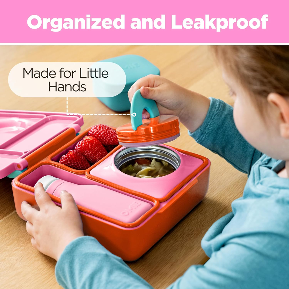 Box Bento Box for Kids - Insulated Bento Lunch Box with Leak Proof Vacuum Insula