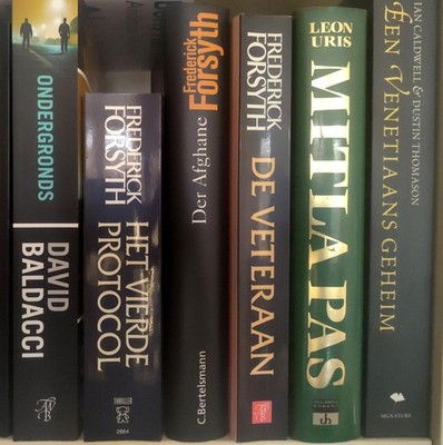 6 Krimis Frederick Forsyth plus Leon Uris plus Ian Caldwell plus David Baldacci