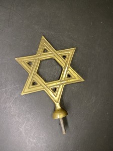 Star Of Solomon Flag Pole Finial Top