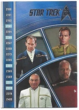 Star Trek 2017 50th Anniversary Tech Evolution Dress Uniform #E10 Redemption