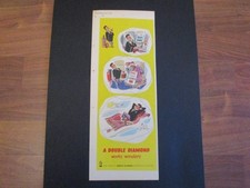 Original Vintage 1952 UK Magazine Advert - Double Diamond by Ind Coope Brewery