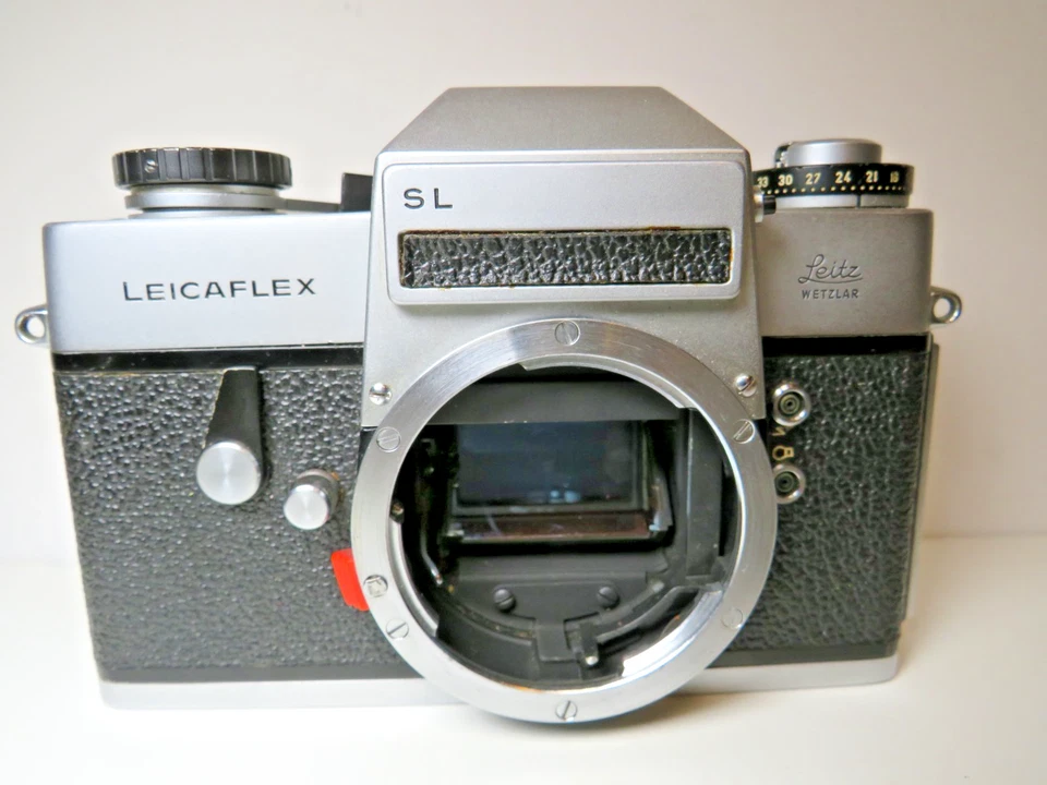 Leitz Leicaflex SL Chrom Body in normalem Gebrauchszustand. - Bild 2 von 4