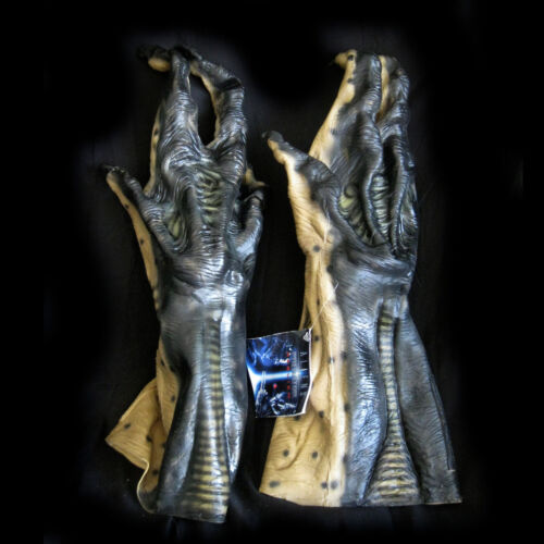 Alien Predator Hands Arms Gloves  Adult Latex Halloween Costume Accessory - Picture 1 of 2