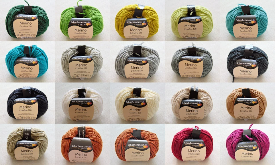 Merino Extrafine 120  -  Schachenmayr  -  Garn  -  50g  -  100g / 11,00€ - Bild 3 von 4