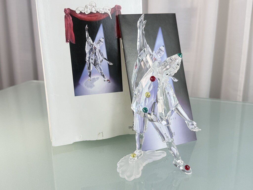 Swarovski Figur 230586 Pierrot 20 cm. Mit Ovp Zertifikat. Top
