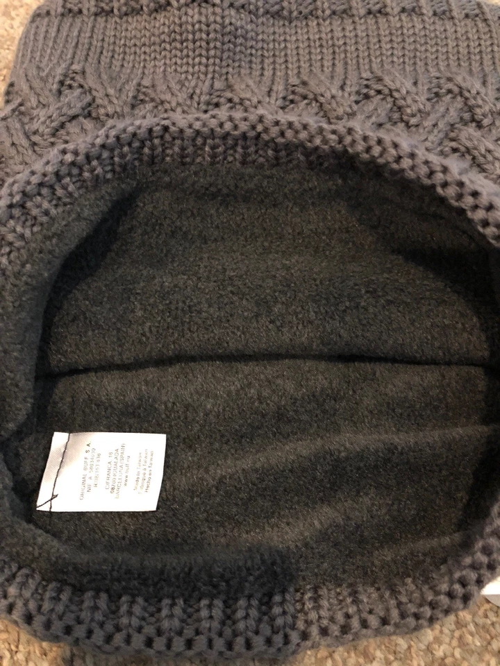 Buff Original Neckwear Gray Grey Hat Warm Winter Scarf With Sticker NEW NWT Gift - Image 4 of 4