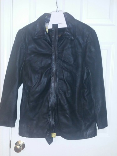 Reed SPORTSWEAR Great Quality Black Leather Jacket