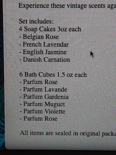 NIB Vintage 1980's Ben Rickert English Bath Soap Collection Luxery Bar & Cubes - Picture 9 of 9