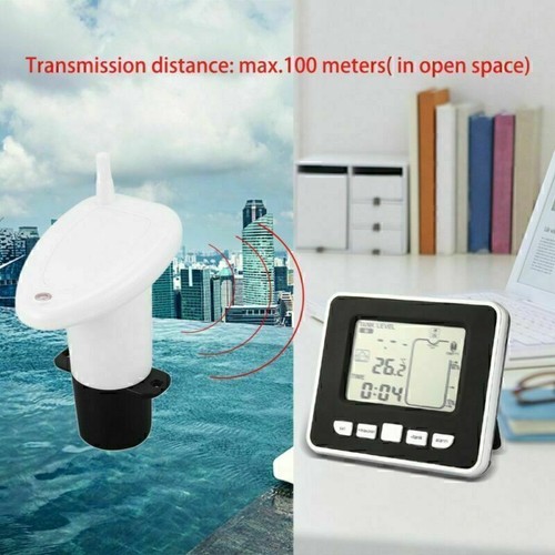 für Zisterne Regenwassertank LCD Temperaturanzeige Ultraschall-Füllstandsanzeige - Bild 4 von 12