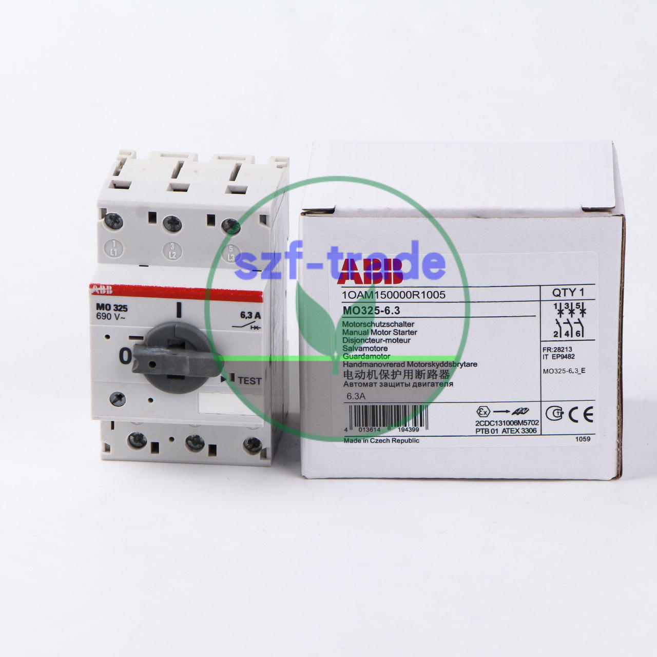 1PC NEW ABB MO325-6.3 Circuit Breaker 6.3A 690V IN BOX | eBay
