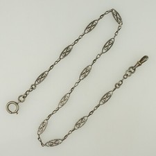 Rare Antique Silver Chain Pocket Watch for Men's fusee repeater tourbillon RAR