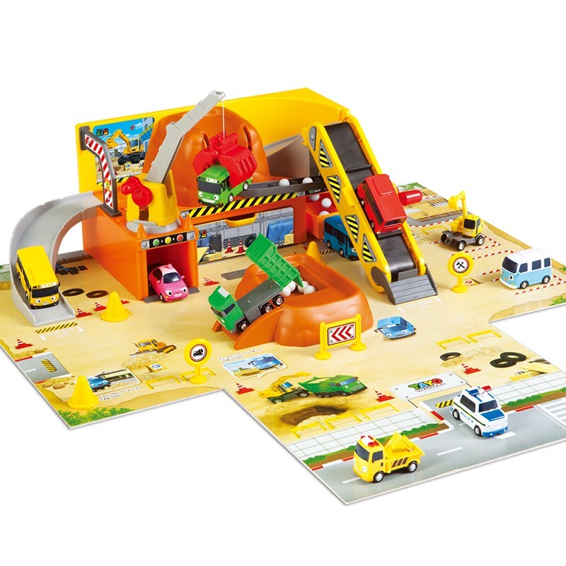Tayo the Little Bus Heavy Equipment Play Set Construction