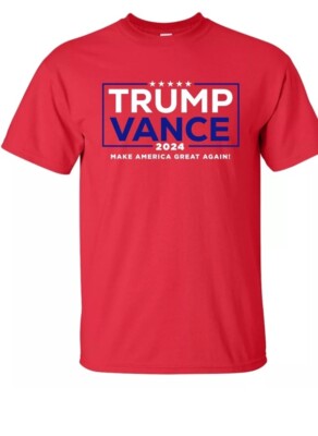 Trump Vance '24 Shirt donald jd president election 2024 usa SIZE MEDIUM