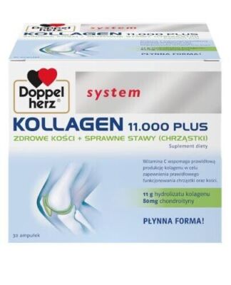 Doppelherz Kollagen 11.000 Plus Ampullen System 30x25ml Gelenke Sport Haut