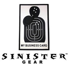 PATCH PVC SINISTER GEAR « CARTE DE VISITE »
