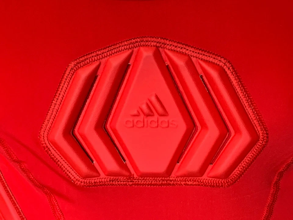 阿迪达斯男式篮球红色加厚 Tech Fit 压缩背心 XL 码 X-大号 — 第 4/4 张图片