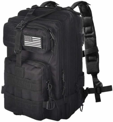 NWT - EVATAC Men's 'BLACKOUT AB20' Black BACKPACK - O/S