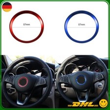 Autolenkrad Mitte Dekor Ring Badge Verkleidung F&uuml;r Mercedes Benz C E CLA GLA GLC