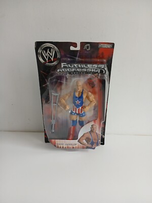 WWE Kurt Angle Ruthless Aggression Serie 16 Wrestlingfigur Zubehör verpackt