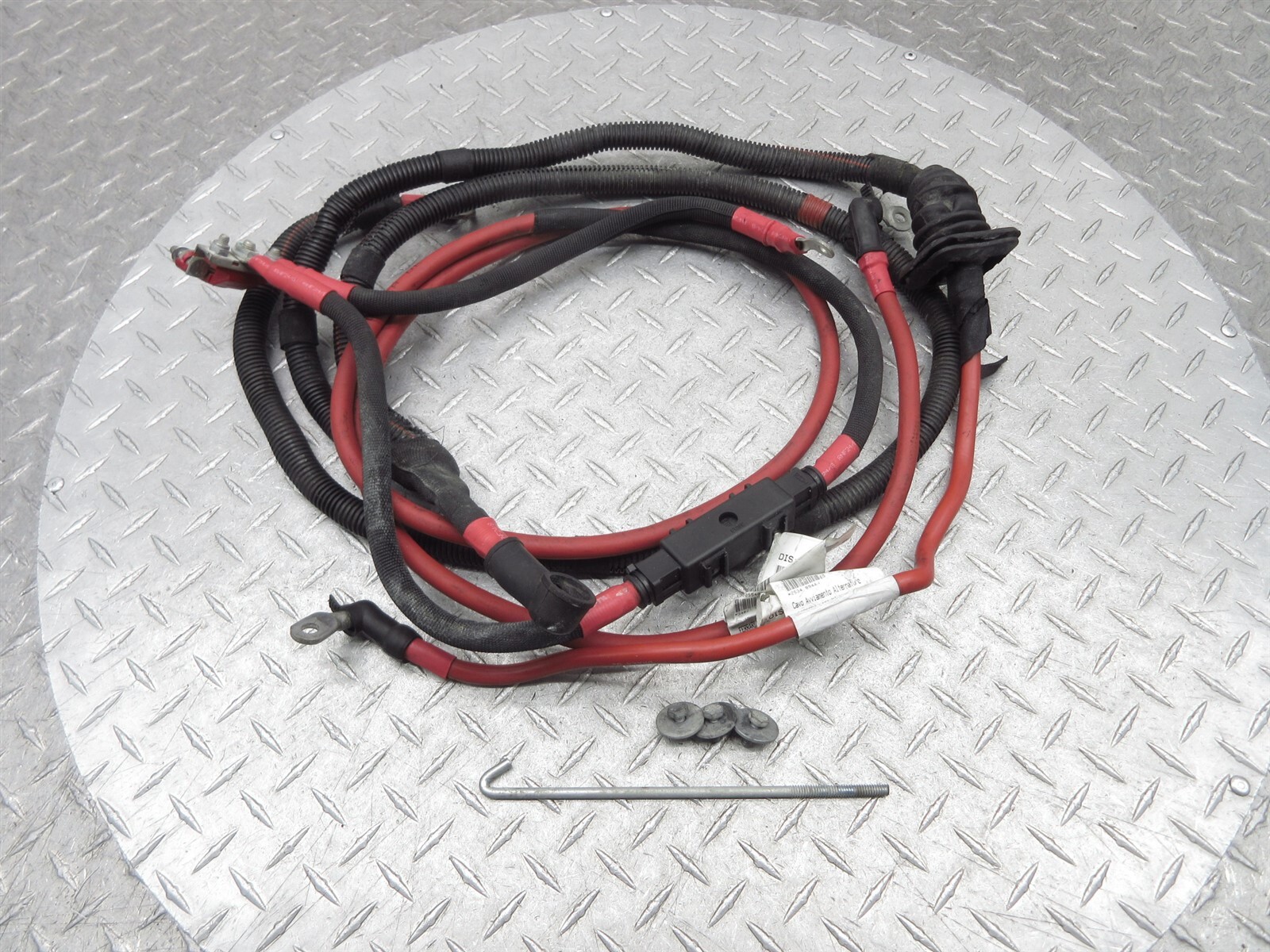 2008 Ferrari F430 Spider 233462 Positive Battery Cable Wire Harness w/ Main Fuse