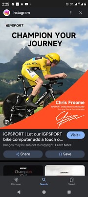 IGSport iGs800 Chris Froome Gps Computer  Colour Latest 2024