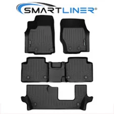 SMARTLINER Custom Fit Floor Mats 3 Row 2021-2025 Grand Cherokee L 7 Passenger