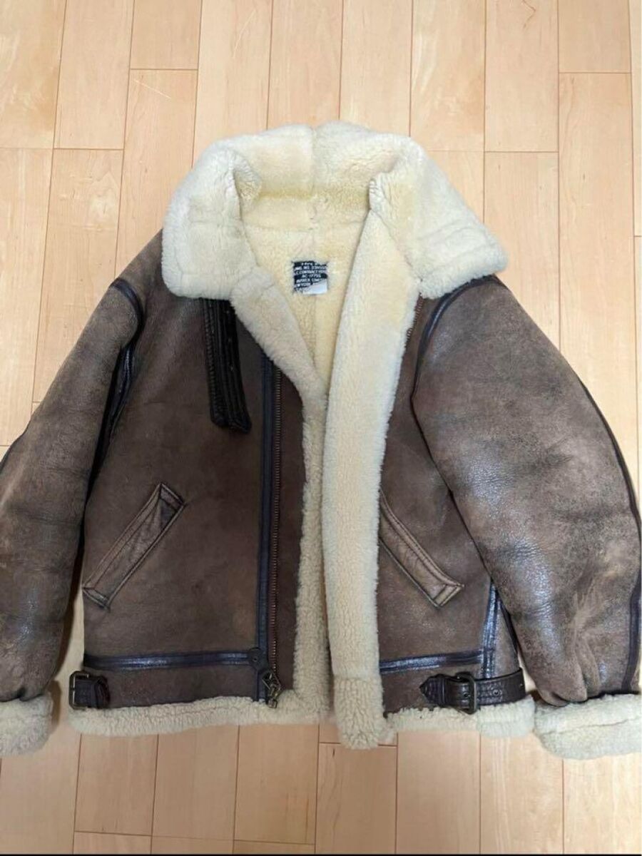 AVIREX B-3 Mouton Leather Jacket Brown Size 36 From Japan | eBay AVIREX B-3 Mouton Leather Jacket Brown Size 36 From Japan | eBay