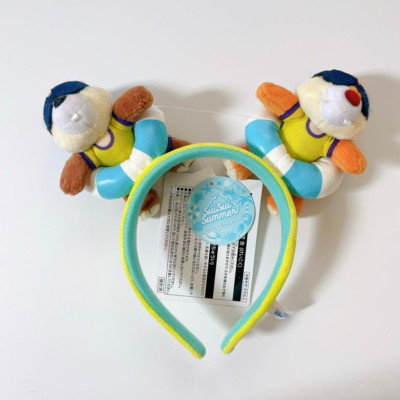 Tokyo Disney Resort Chip 'n' Dale Ears Head Band Sui Sui Summer 2024 Japan #wi57