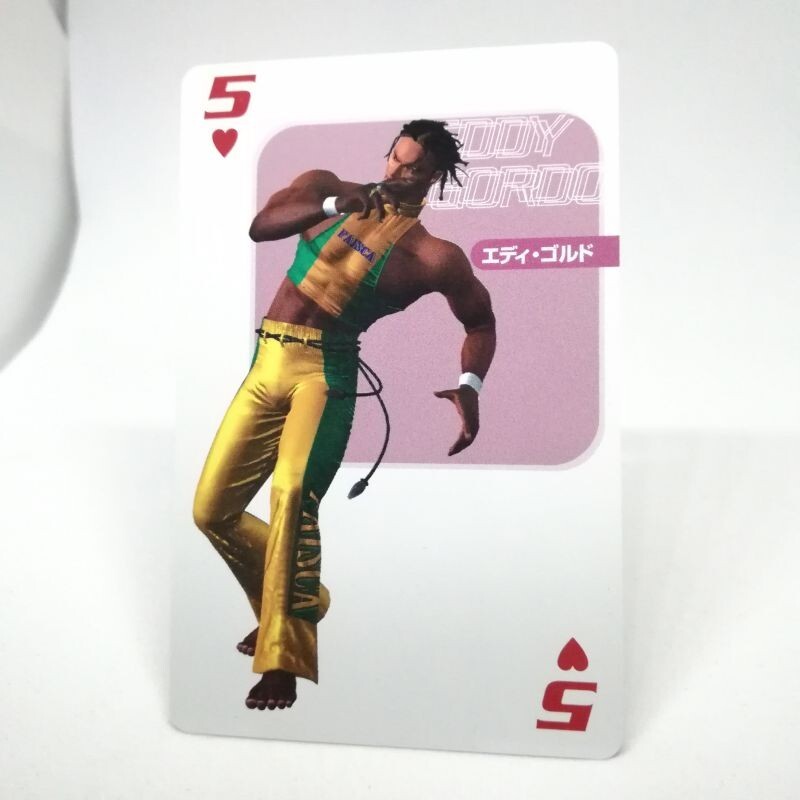 5 EDDY GORDO heart Tekken 3 Playing Cards Orico Card Not for Sale