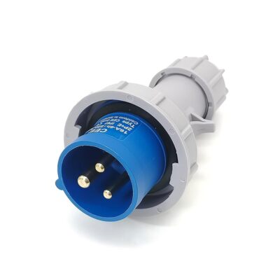 Industrial Plug Connector3 Pin Connector 16A 220V-250V 50/60Hz 3P 6h 2P+E Wat...