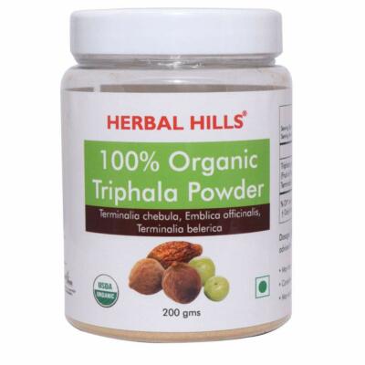 HERBAL HILLS Organisch Triphala Pulver 200 Gms