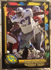 1991 Wild Card Russell Maryland RC #113 Dallas Cowboys