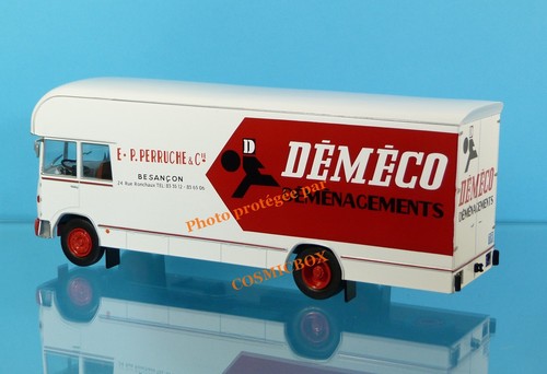 camion BERLIET GBK 75 vehículo de mudanza empresa DEMECO en metal xo 1960 nuevo - Picture 6 of 7