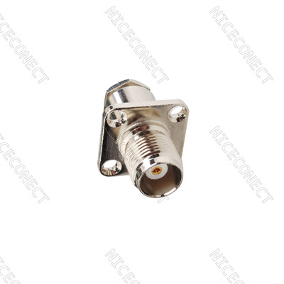 TNC Jack female with 4 hole Panel Mount Clamp for LMR195 RG58 RG400 RG142 Cable
