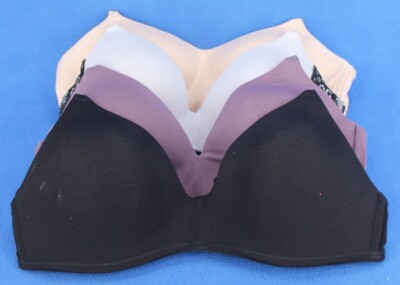 Auden Gap Amazon Essential Wireless Lined T-Shirt Bra Lot Size 32B #C8875